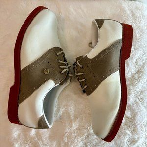 Niblick Women's Saddle Golf Spiked Shoes Size 8 w/Tag